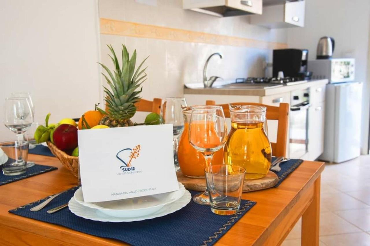 Sud 12 - Ville Sul Mediterraneo Apart Hotel มาซารา เดล วัลโล ภายนอก รูปภาพ